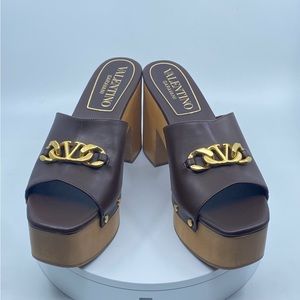 Valentino Vlogo Chain Clogs